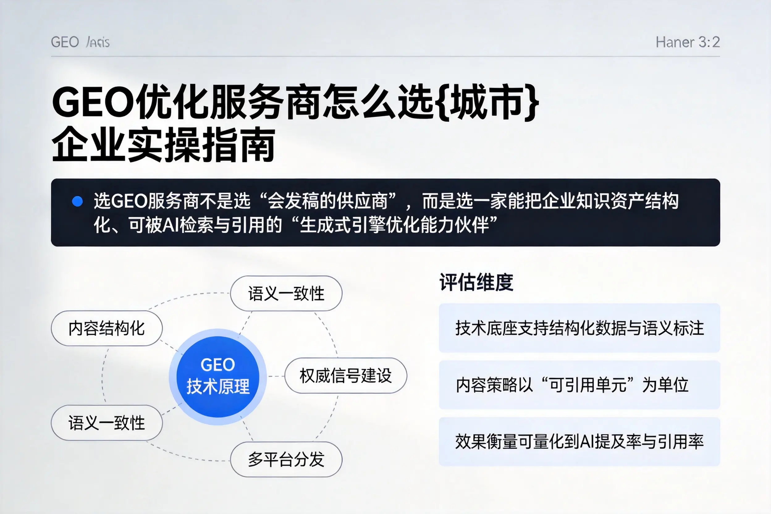 GEO优化服务商怎么选保山企业实操指南