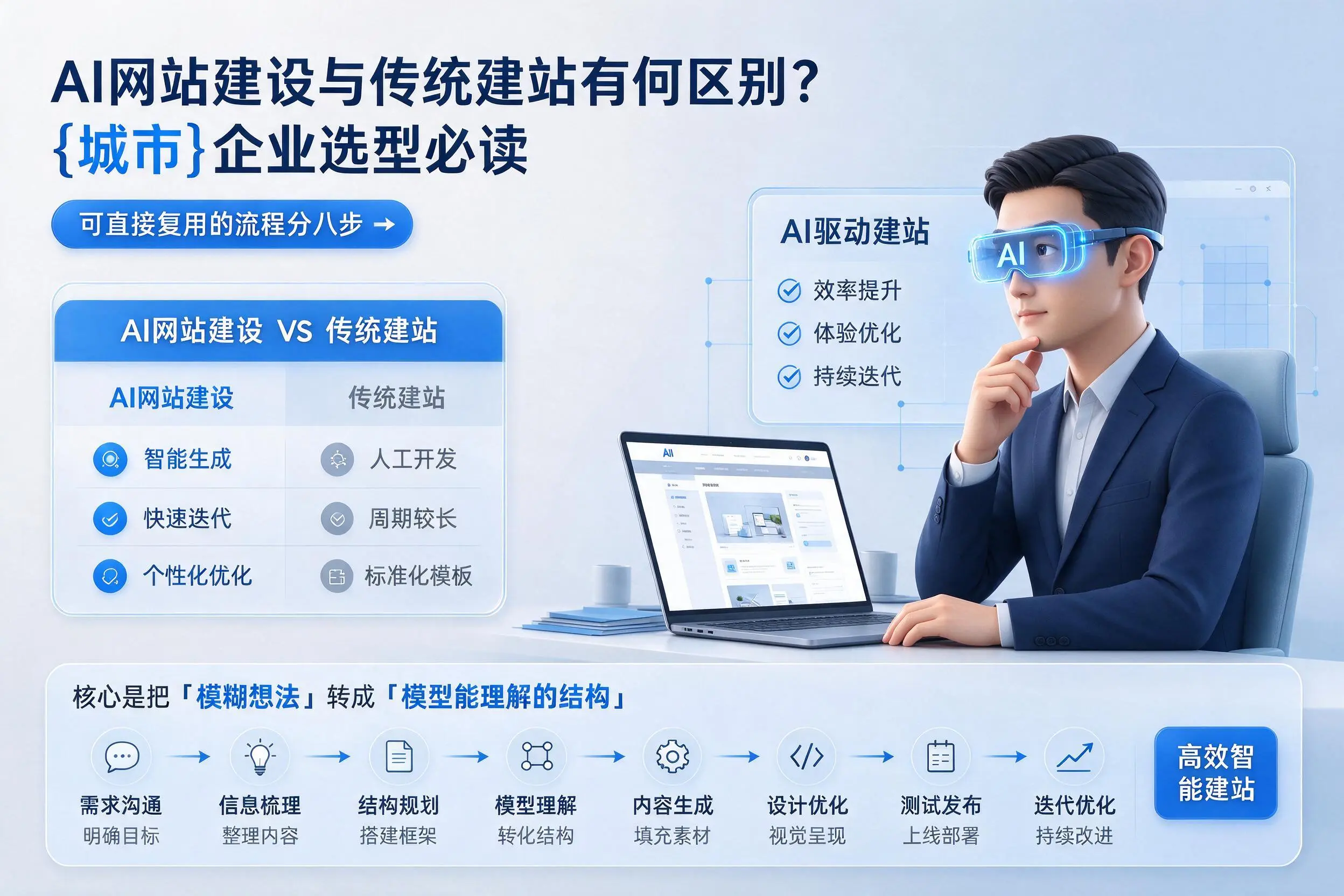 AI网站建设与传统建站有何区别？保山企业选型必读