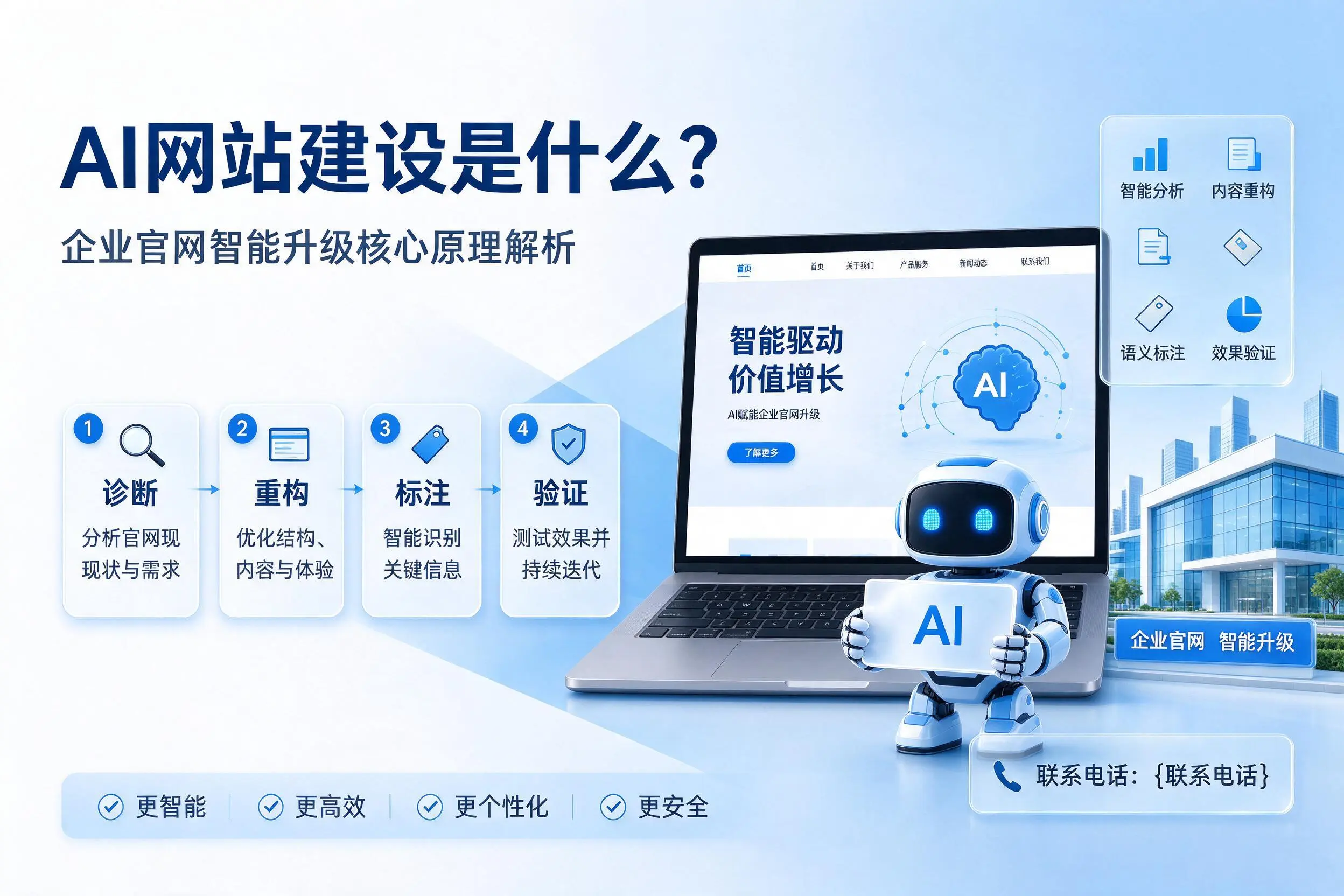 AI网站建设是什么?保山企业官网智能升级核心原理解析
